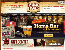 Tablet Screenshot of beertaps.com